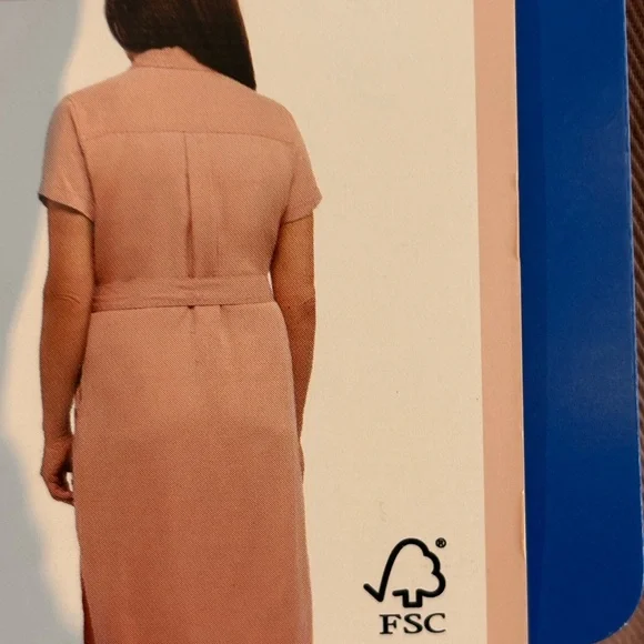 Teddi Rose Tencel shirt dress NWT - Picture 3 of 9